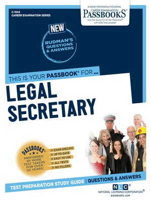 cover image of Legal Secretary